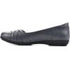 image:imageCliffs by White Mountain Womens Cushioned Chic Ballet FlatNavyBurnishedSmooth