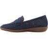 image:imageCliffs by White Mountain Womens Cushioned Samson Perforated Penny LoaferDark Blue Nubuck