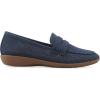 image:imageCliffs by White Mountain Womens Cushioned Samson Perforated Penny LoaferDark Blue Nubuck