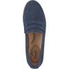 image:imageCliffs by White Mountain Womens Cushioned Samson Perforated Penny LoaferDark Blue Nubuck