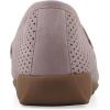 image:imageCliffs by White Mountain Womens Cushioned Samson Perforated Penny LoaferLavender Nubuck