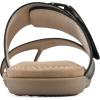 image:imageCliffs by White Mountain Womens Fancify Flat SandalBlack Burnished Smooth