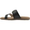 image:imageCliffs by White Mountain Womens Fancify Flat SandalBlack Burnished Smooth