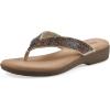 image:imageCliffs by White Mountain Womens Cushioned Becharm Thong SandalMultiFabric