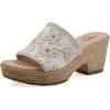 image:imageCliffs by White Mountain Womens Cushioned Biancia Platform SandalWhiteFabric