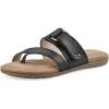 image:imageCliffs by White Mountain Womens Fancify Flat SandalBlack Burnished Smooth