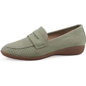 image:imageCliffs by White Mountain Womens Cushioned Samson Perforated Penny LoaferSage Nubuck