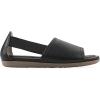 image:imageCliffs by White Mountain Womens Cushioned Frankson Open SandalBlack Smooth