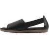 image:imageCliffs by White Mountain Womens Cushioned Frankson Open SandalBlack Smooth