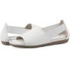 image:imageCliffs by White Mountain Womens Cushioned Frankson Open SandalWhite Nubuck