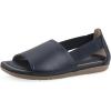 image:imageCliffs by White Mountain Womens Cushioned Frankson Open SandalNavy Smooth