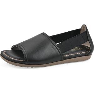 image:imageCliffs by White Mountain Womens Cushioned Frankson Open SandalBlack Smooth