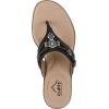 image:imageCliffs by White Mountain Womens Cushioned Bainah Thong SandalBlack Woven