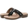 image:imageCliffs by White Mountain Womens Cushioned Bainah Thong SandalBlack Woven
