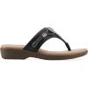 image:imageCliffs by White Mountain Womens Cushioned Bainah Thong SandalNavy Woven