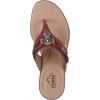 image:imageCliffs by White Mountain Womens Cushioned Bainah Thong SandalRed Woven