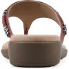 image:imageCliffs by White Mountain Womens Cushioned Bainah Thong SandalRed Woven