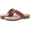 image:imageCliffs by White Mountain Womens Cushioned Bainah Thong SandalRed Woven