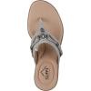 image:imageCliffs by White Mountain Womens Cushioned Bainah Thong SandalSlate Blue Woven