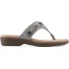 image:imageCliffs by White Mountain Womens Cushioned Bainah Thong SandalSlate Blue Woven