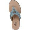 image:imageCliffs by White Mountain Womens Cushioned Bainah Thong SandalTurquoise Woven