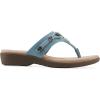 image:imageCliffs by White Mountain Womens Cushioned Bainah Thong SandalTurquoise Woven