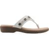 image:imageCliffs by White Mountain Womens Cushioned Bainah Thong SandalWhite Woven