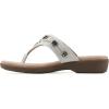 image:imageCliffs by White Mountain Womens Cushioned Bainah Thong SandalWhite Woven