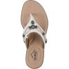 image:imageCliffs by White Mountain Womens Cushioned Bainah Thong SandalWhite Woven