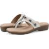 image:imageCliffs by White Mountain Womens Cushioned Bainah Thong SandalWhite Woven