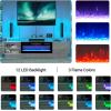 imageFireplace TV Stand with 36quot Electric Fireplace2 Tier TV Console Stand LED Light Entertainment Center for TVs Up to 80quot Fireplace for The Living Room TV StandBlackGray