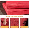 image13 Pieces Patio Furniture Set with 44Fire Pit Table Outdoor Wicker Rattan Conversation Set Include Sofa Cover Patio Sectional Sofa Set for Garden Backyard Deck RedRed