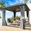 10'x10'-Grey Metal Roof