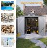 image85 x 56ft Outdoor Storage Shed with Base