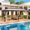 12'x20'-Brown Polycarbonate Roof