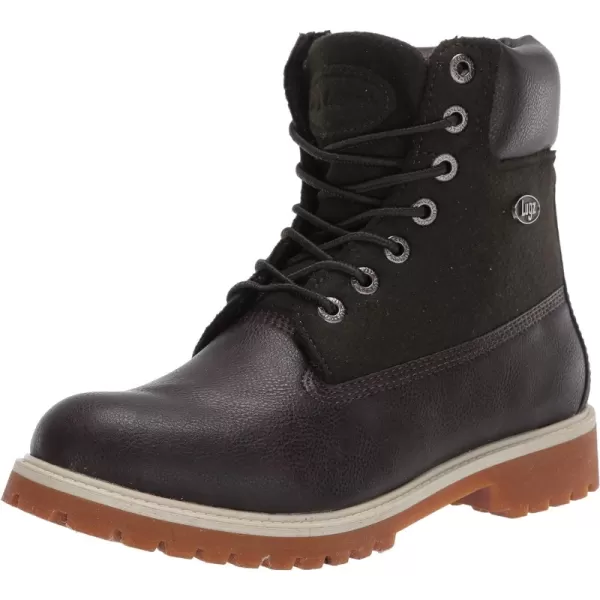 Dark Brown/Moss Green