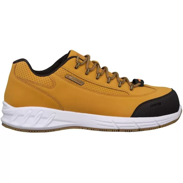 Lugz Mens Express Slip Resistant Composite Toe Work Safety Shoes Casual - Brown