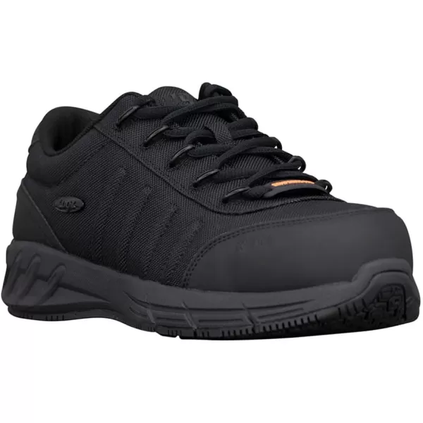 Lugz Mens Grapple Slip Resistant Composite Toe Work Safety Shoes Casual - Black