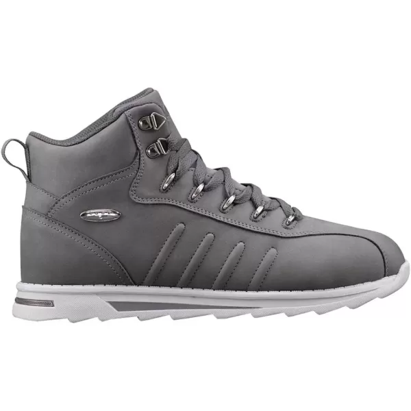 imageLugz Mens Changeover Hi Classic Chukka SneakerCharcoalGlacier