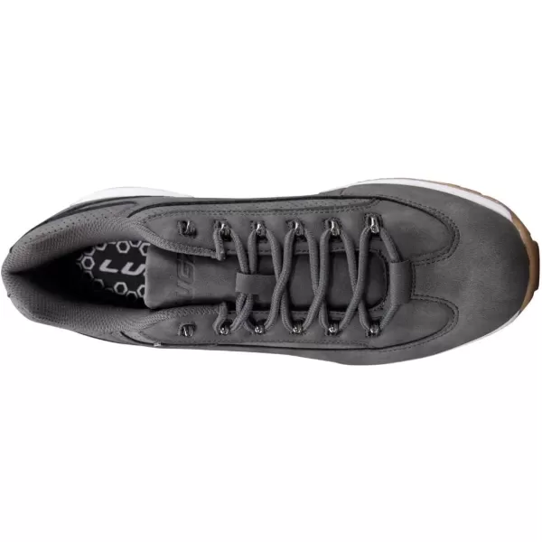 imageLugz Mens Express Fashion SneakerCharcoalWhiteGum