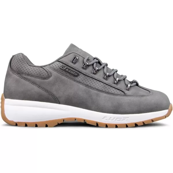 imageLugz Mens Express Fashion SneakerCharcoalWhiteGum