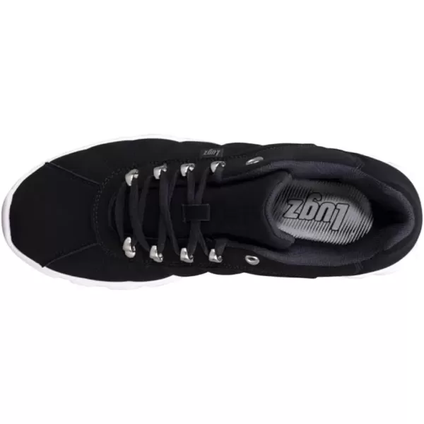 imageLugz Mens Compass SneakerBlackWhiteSilver