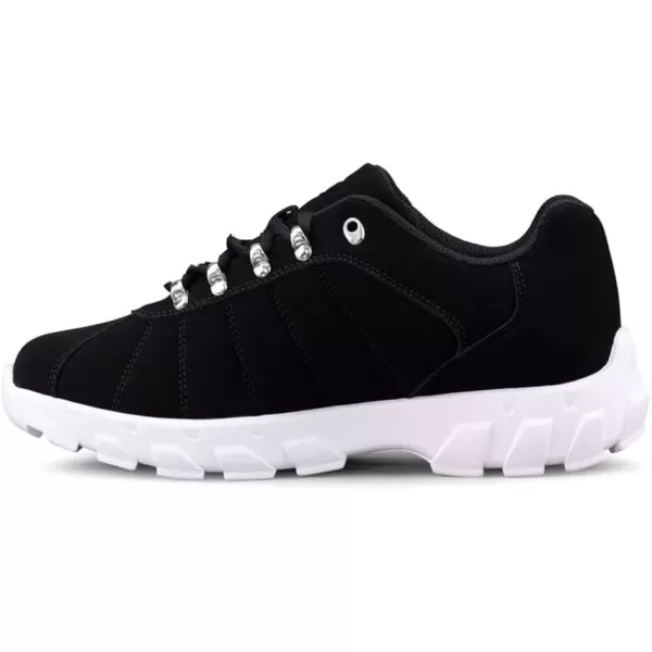 imageLugz Mens Compass SneakerBlackWhiteSilver
