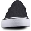 imageLugz Mens Clipper Fashion SneakerBlackWhite Denim