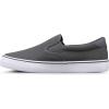 imageLugz Mens Clipper Fashion SneakerDark GreyWhite