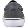imageLugz Mens Clipper Fashion SneakerDark GreyWhite