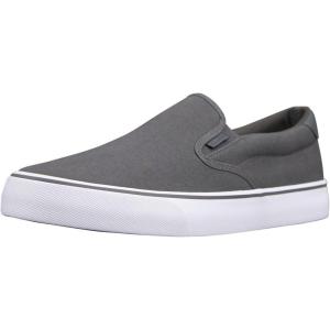 imageLugz Mens Clipper Fashion SneakerDark GreyWhite