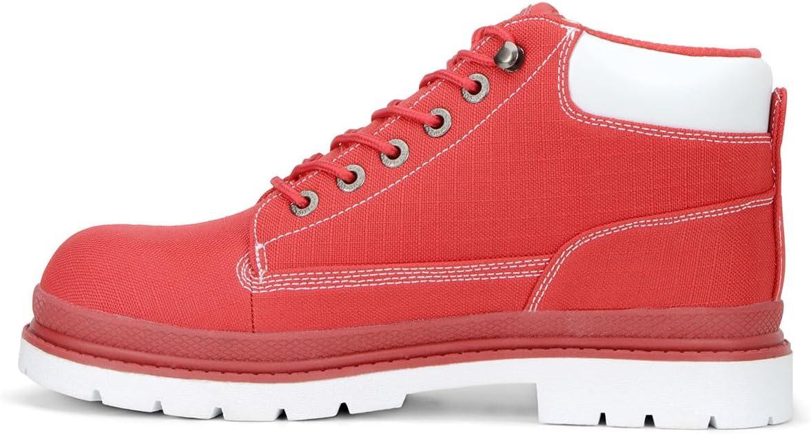 Lugz Men s Drifter Ripstop Classic Chukka Boot Red White Lugz Shoes