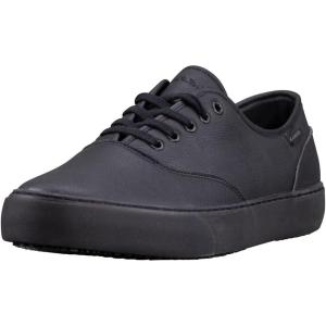 imageLugz Mens Lear Classic SlipResistant Work SneakerBlack Leather
