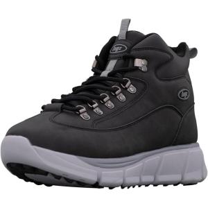 imageLugz Mens Whirlwind Lace Up Round Toe Casual Boots Ankle  BrownBlackAlloySteel
